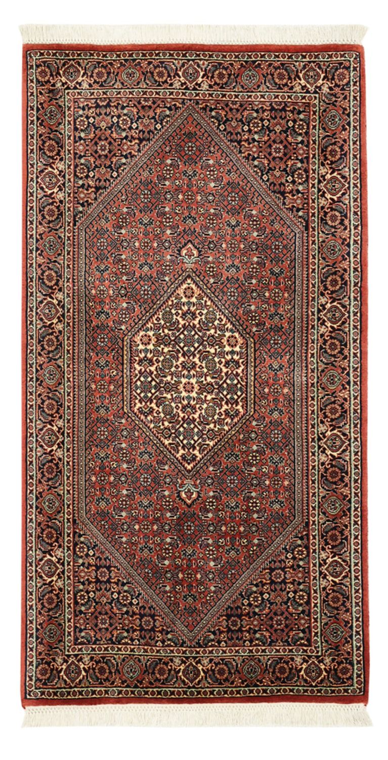 Perserteppich - Bidjar - 136 x 70 cm - dunkelrot