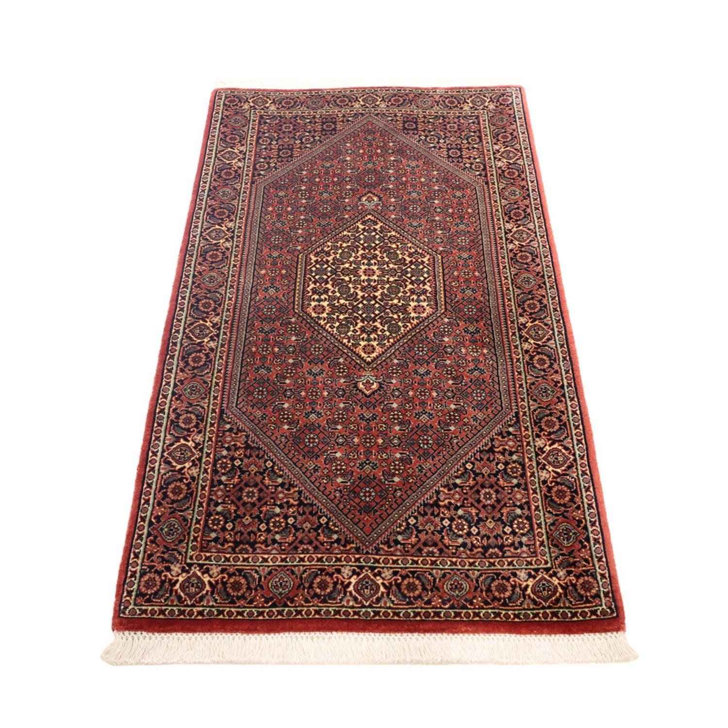 Perserteppich - Bidjar - 136 x 70 cm - dunkelrot
