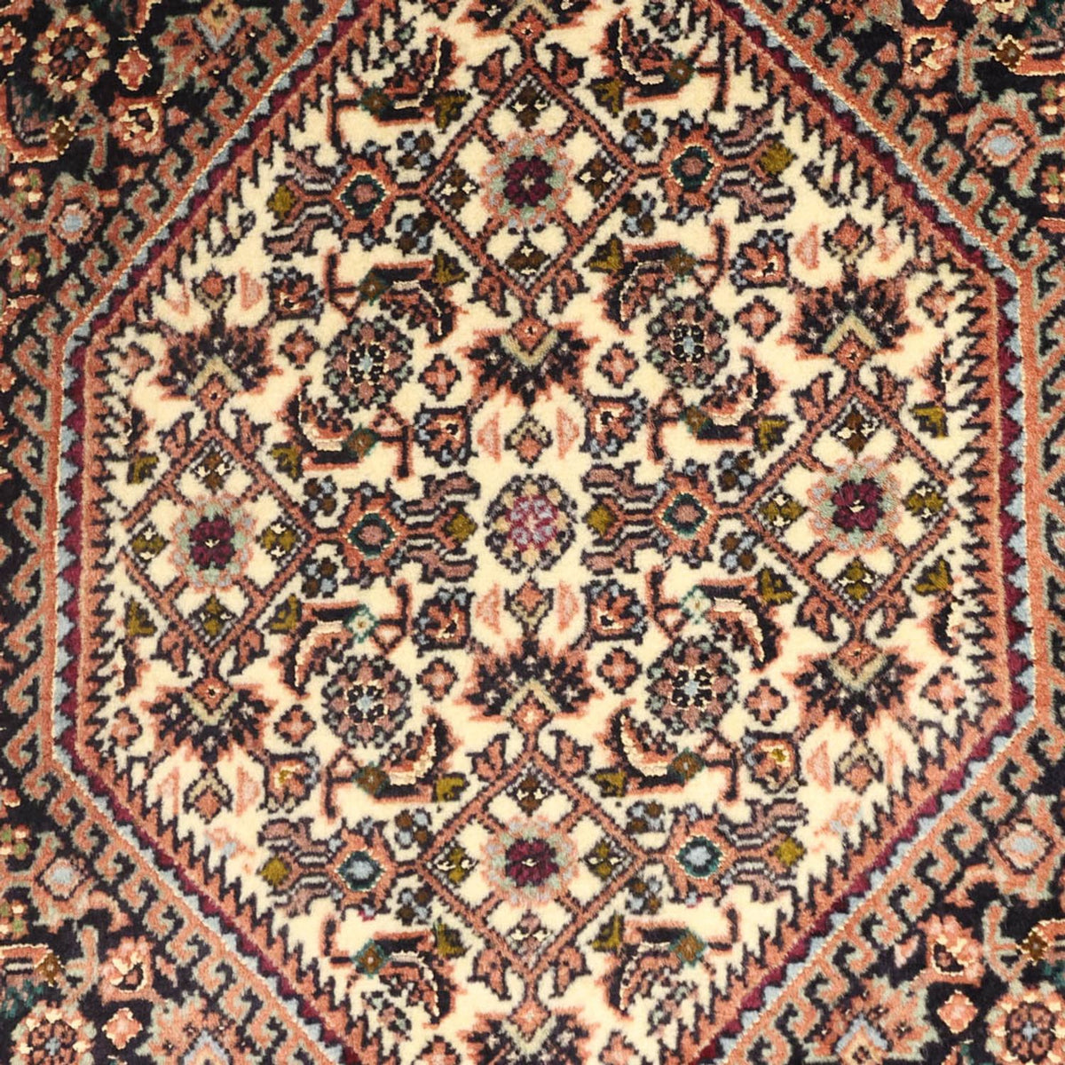 Perserteppich - Bidjar - 134 x 70 cm - dunkelbeige
