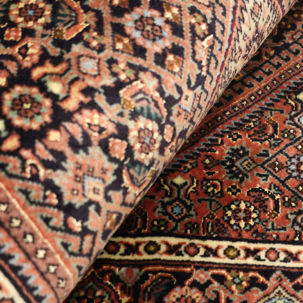 Perserteppich - Bidjar - 134 x 70 cm - dunkelbeige