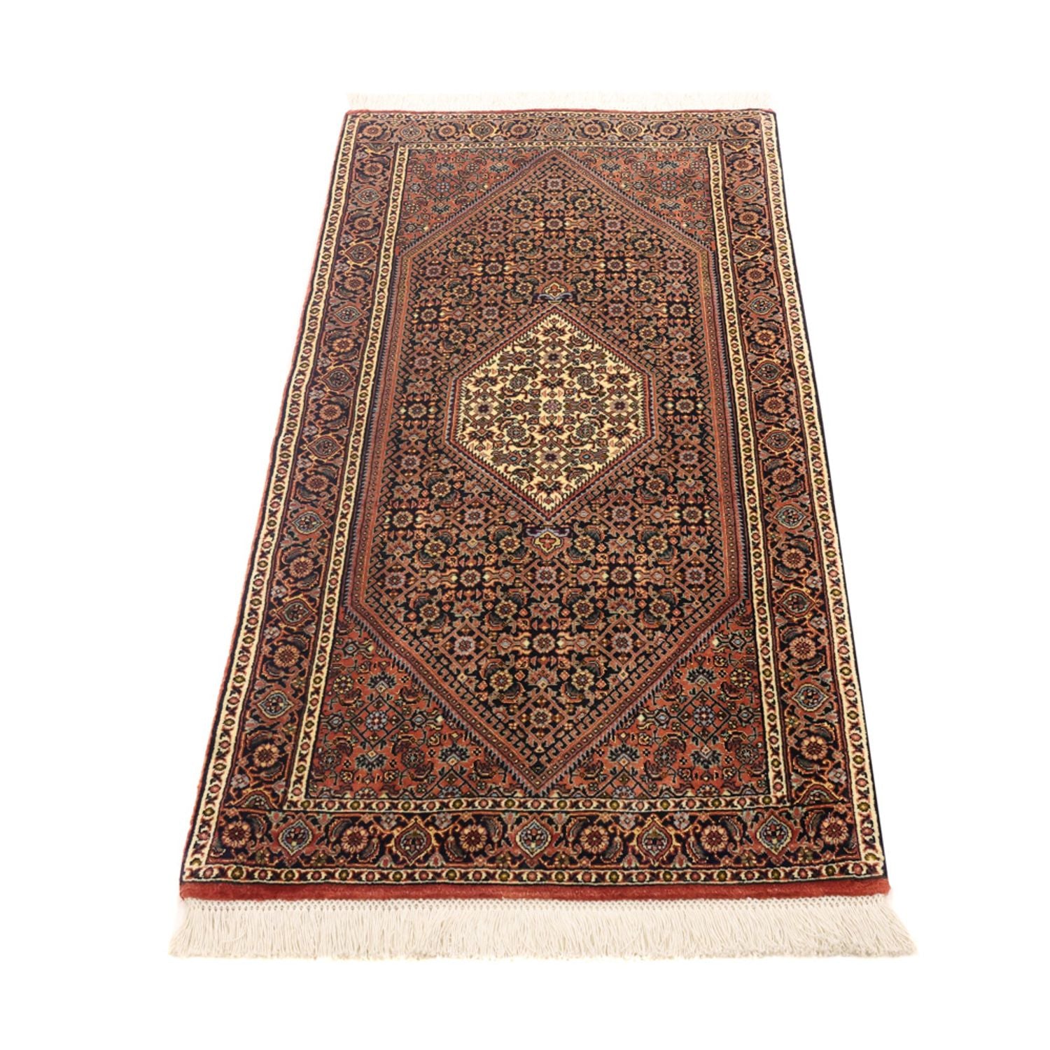 Perserteppich - Bidjar - 134 x 70 cm - dunkelbeige