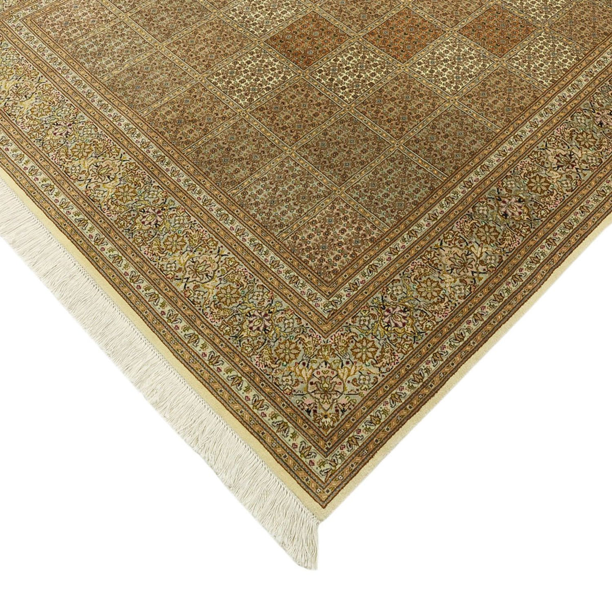 Perserteppich - Täbriz - Royal - 208 x 149 cm - dunkelbeige