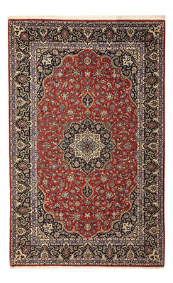 Perserteppich - Ghom - Royal - Seidenkette - 220 x 141 cm - rot