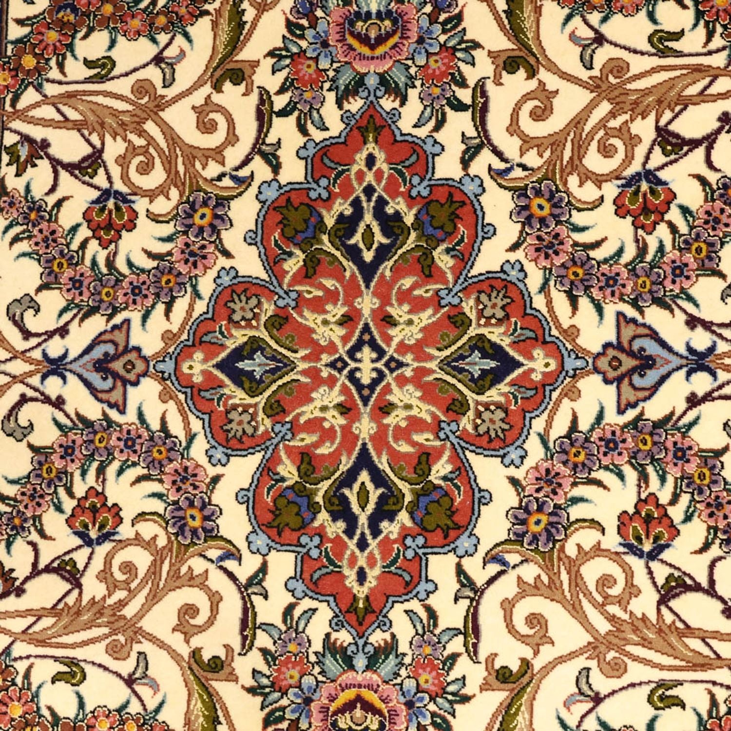 Perserteppich - Isfahan - Premium - 171 x 111 cm - dunkelbeige