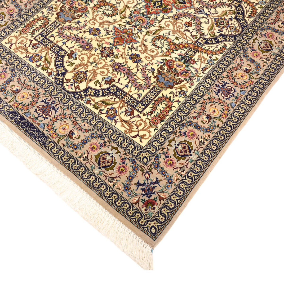 Perserteppich - Isfahan - Premium - 171 x 111 cm - dunkelbeige