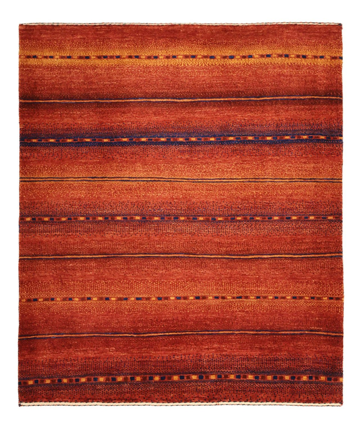 Gabbeh Teppich - Kaschkuli Perser quadratisch  - 119 x 101 cm - mehrfarbig