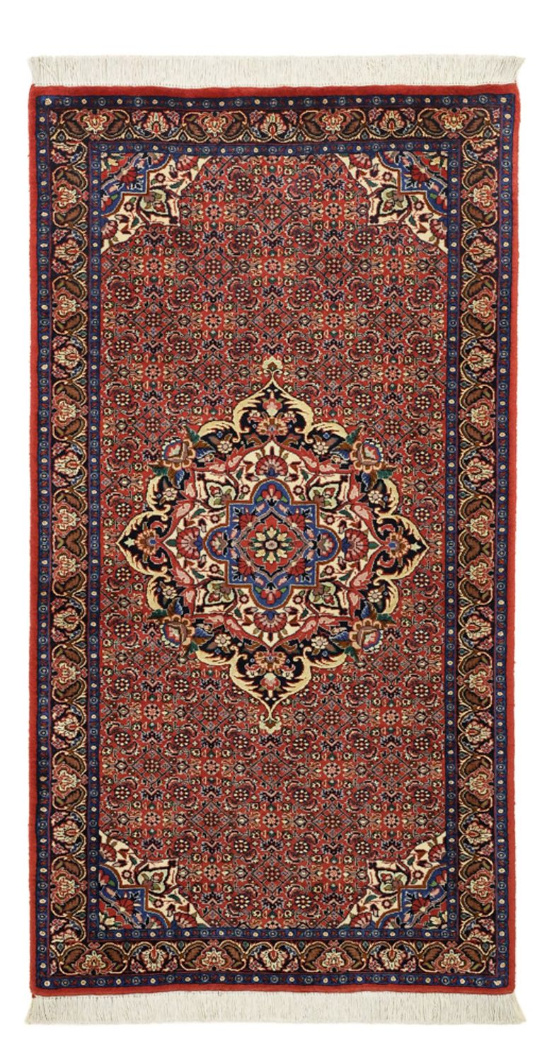 Perserteppich - Bidjar - 136 x 71 cm - dunkelrot