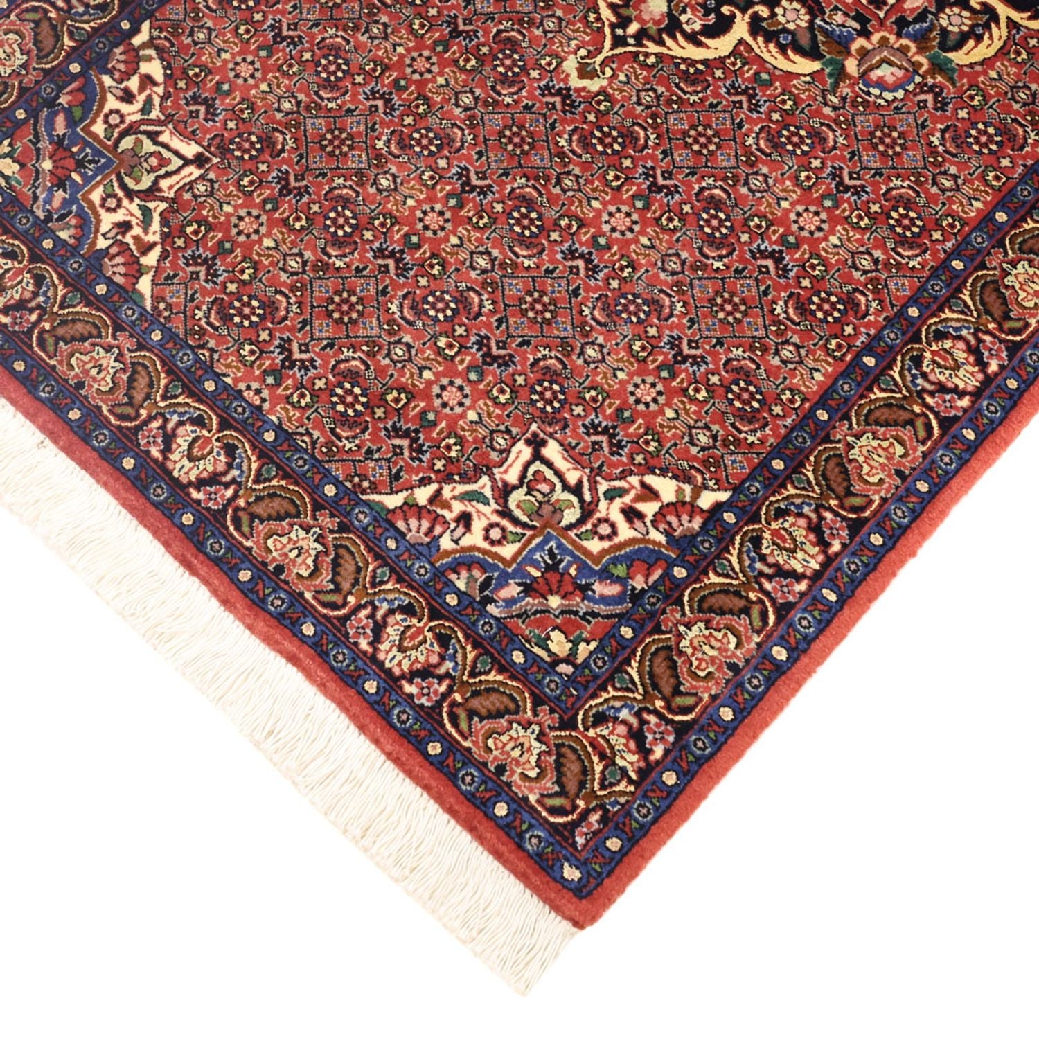 Perserteppich - Bidjar - 136 x 71 cm - dunkelrot