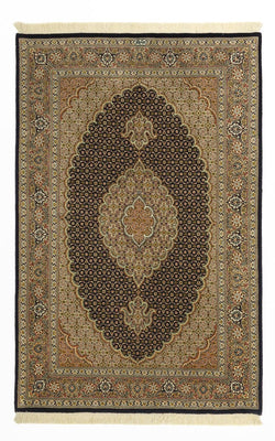 Perserteppich - Täbriz - Royal - 150 x 99 cm - dunkelbeige