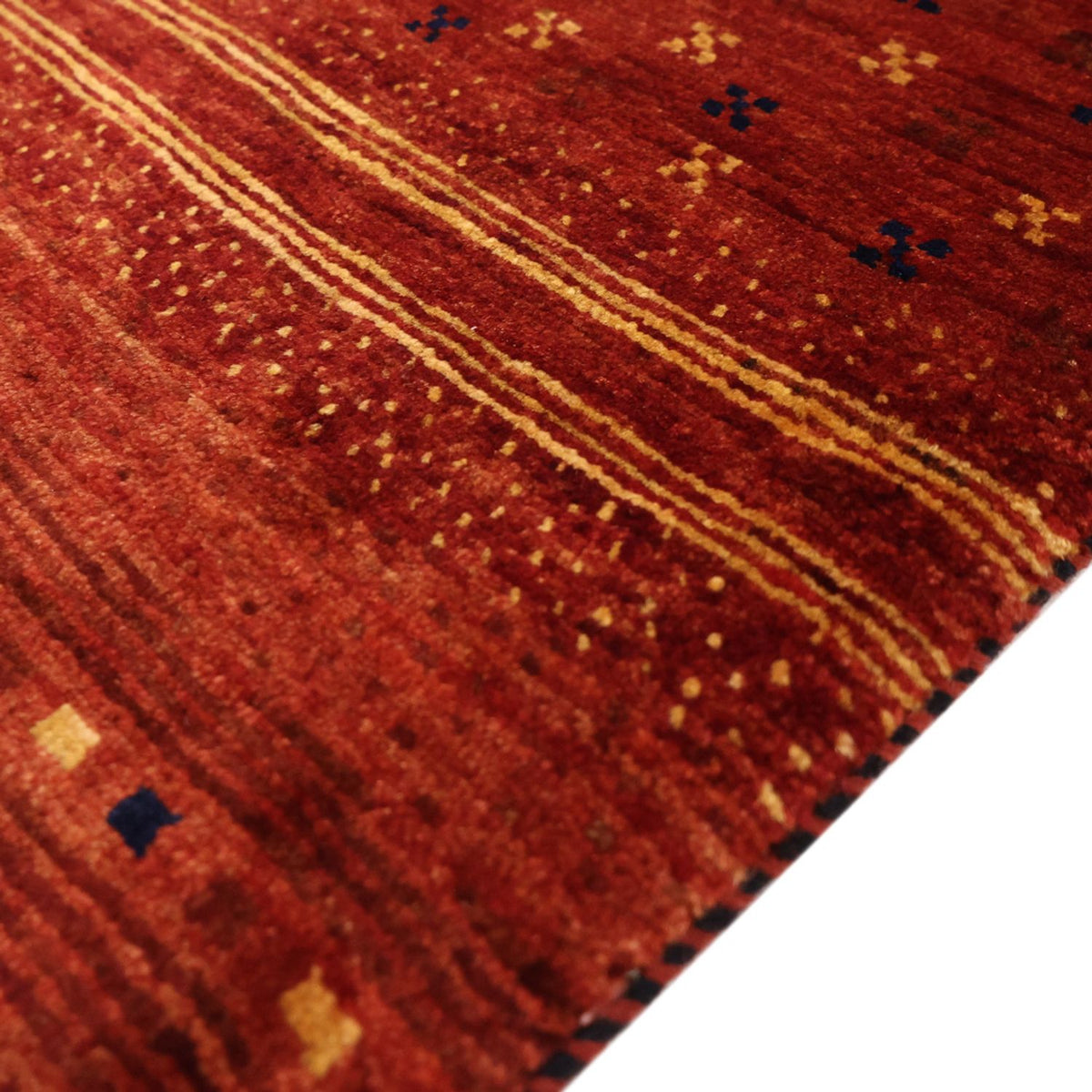 Gabbeh Teppich - Kaschkuli Perser - 126 x 96 cm - mehrfarbig