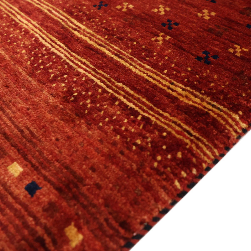 Gabbeh Teppich - Kaschkuli Perser - 126 x 96 cm - mehrfarbig