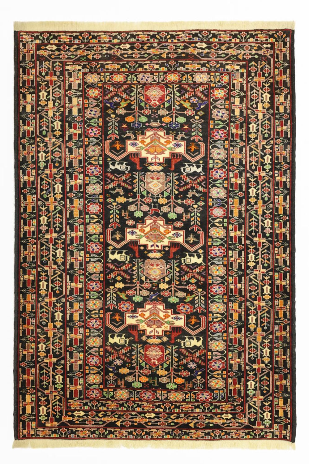 Belutsch Teppich - 153 x 104 cm - dunkelbeige