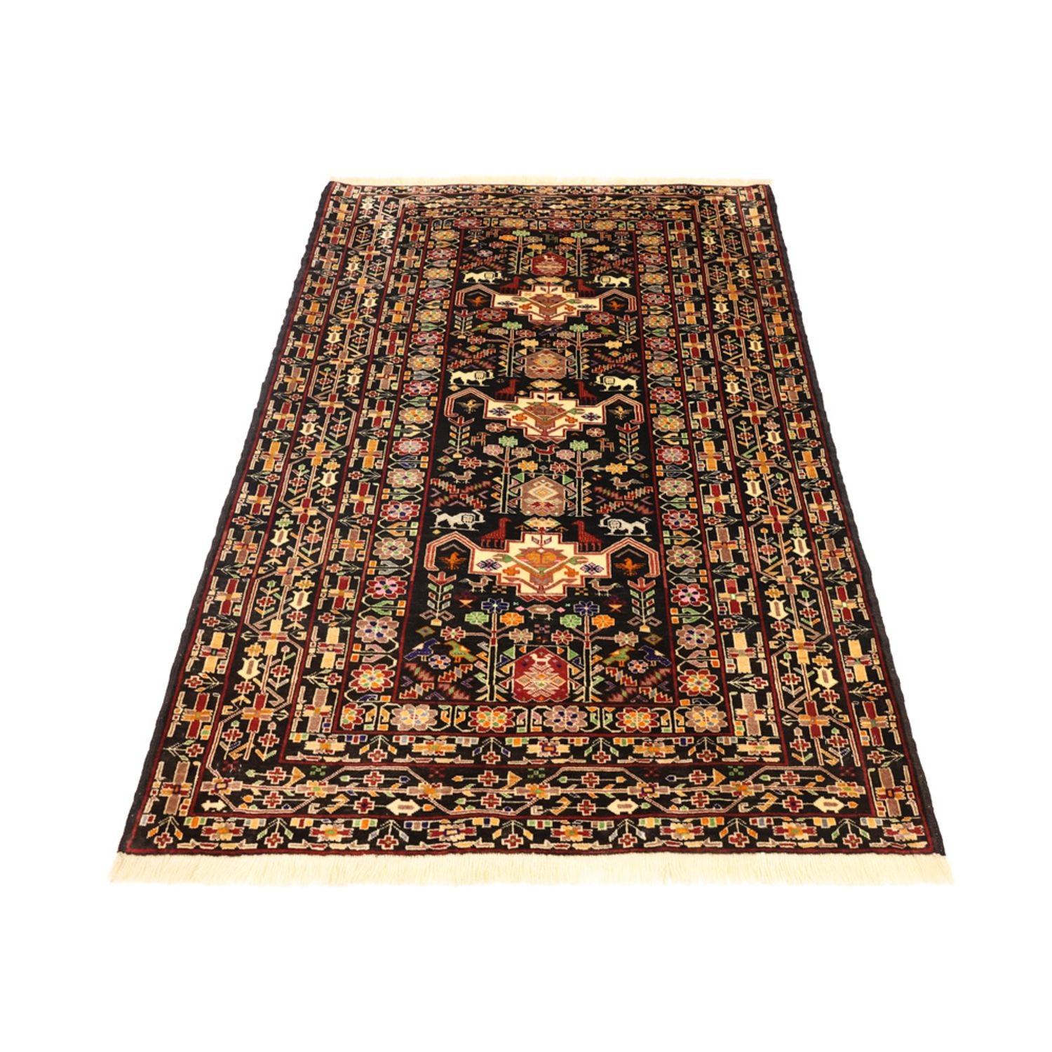Belutsch Teppich - 153 x 104 cm - dunkelbeige