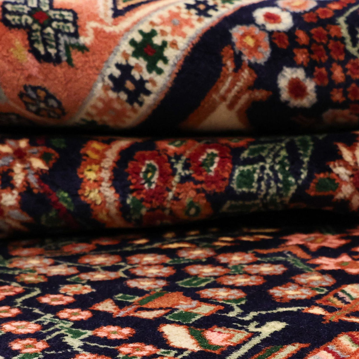 Perserteppich - Nomadic - 164 x 130 cm - mehrfarbig