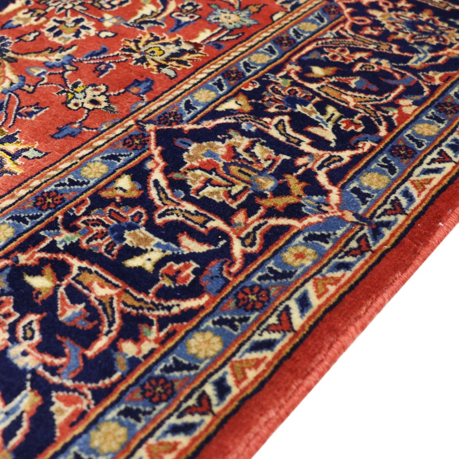 Perserteppich - Keshan - 160 x 112 cm - hellrot