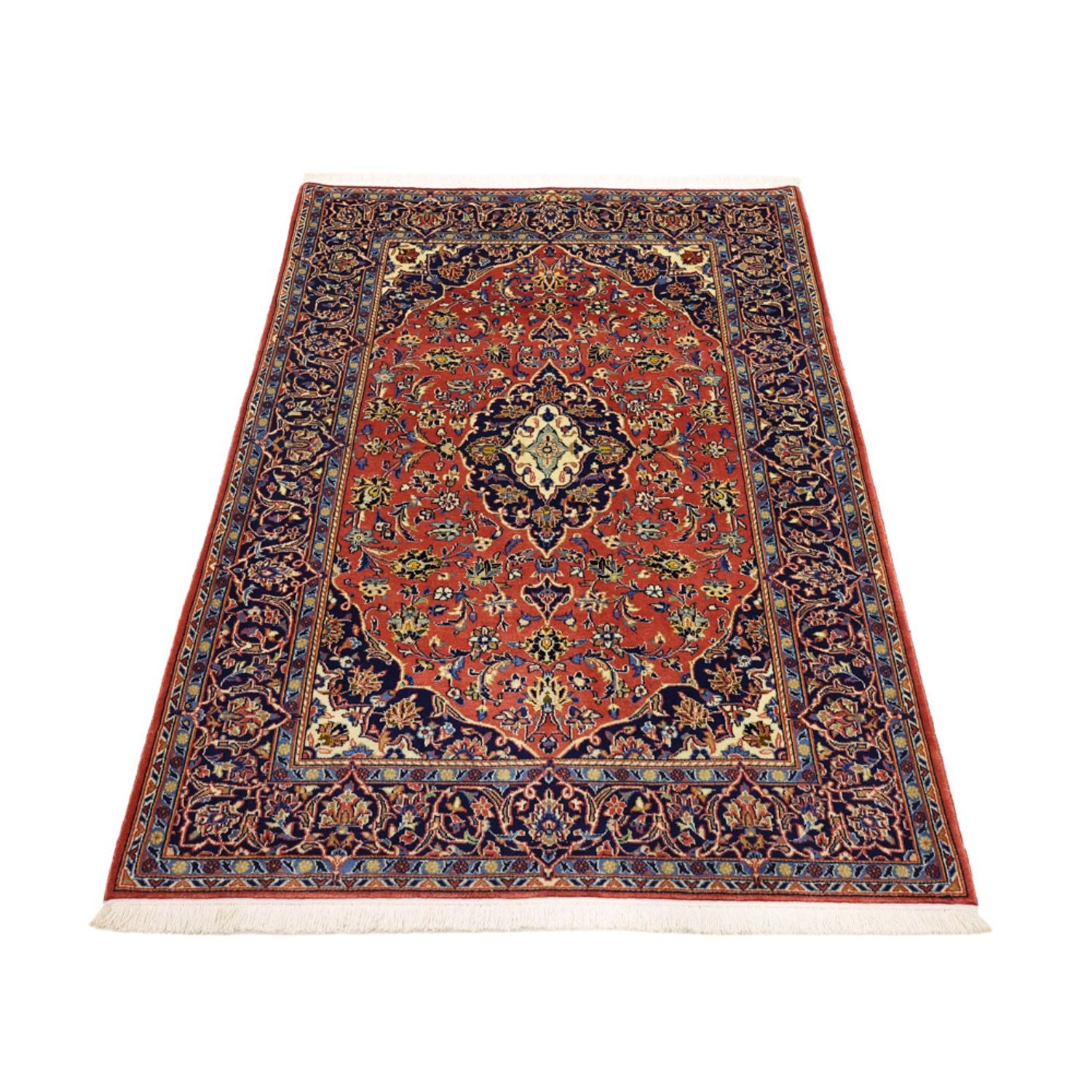 Perserteppich - Keshan - 160 x 112 cm - hellrot