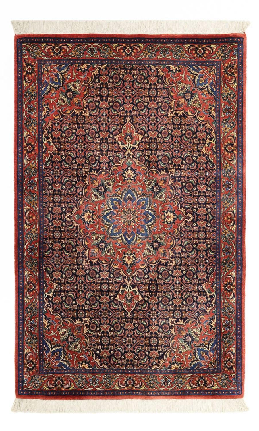 Perserteppich - Bidjar - 142 x 90 cm - dunkelrot