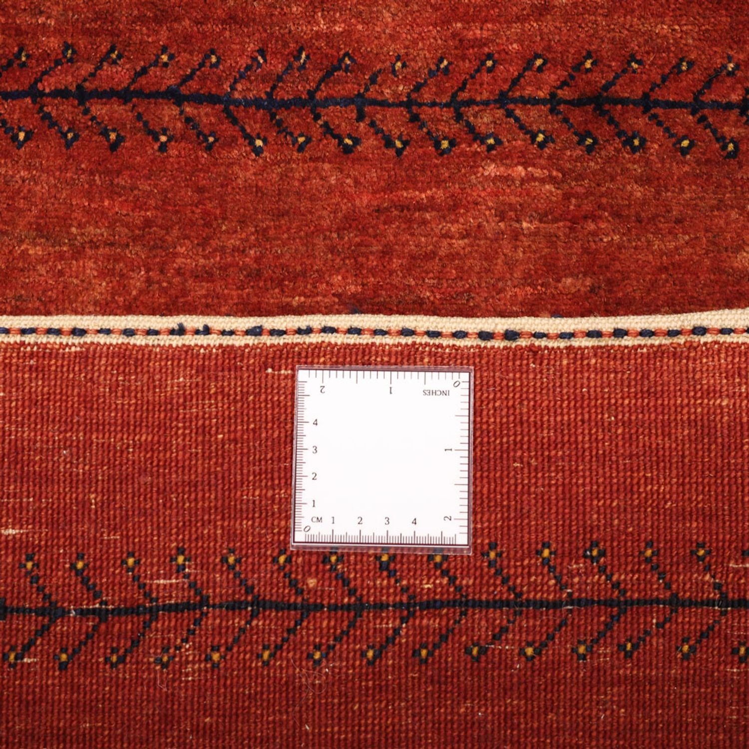 Gabbeh Teppich - Loribaft Perser - 115 x 82 cm - dunkelrot