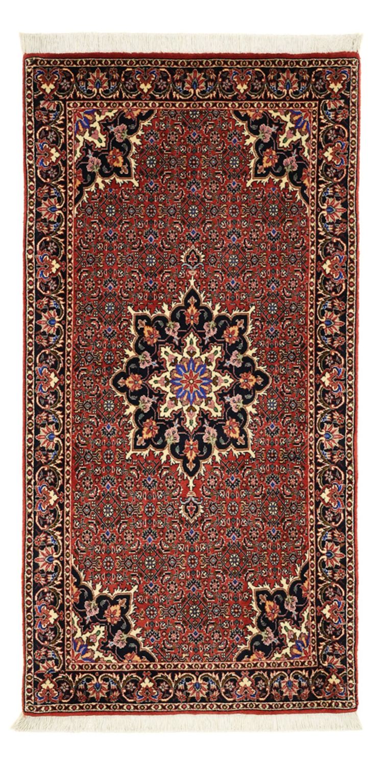 Perserteppich - Bidjar - 144 x 73 cm - dunkelrot