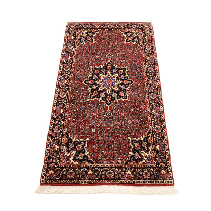 Perserteppich - Bidjar - 144 x 73 cm - dunkelrot