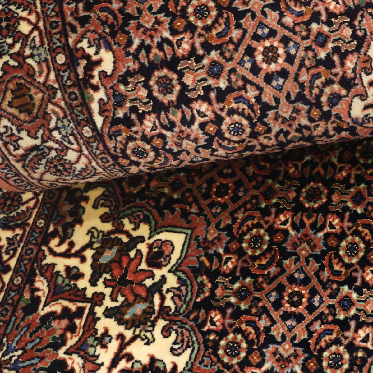 Perserteppich - Bidjar - Royal - 149 x 69 cm - dunkelrot