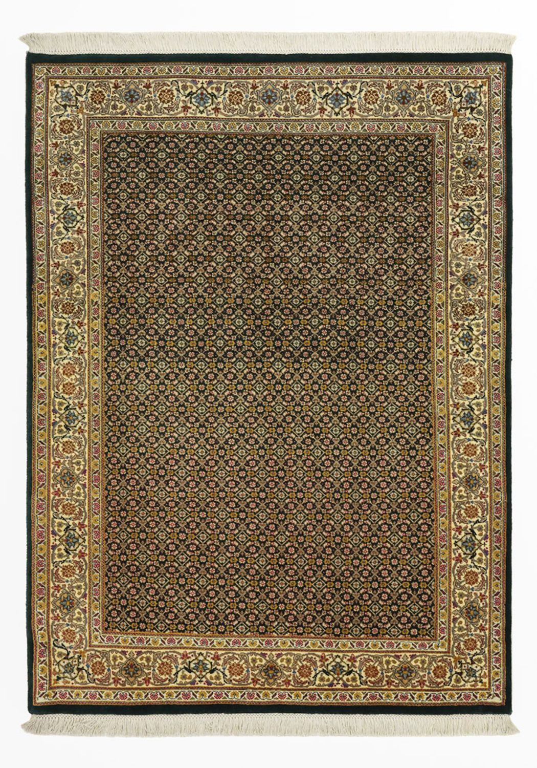 Perserteppich - Täbriz - Royal - 144 x 106 cm - olivgrün