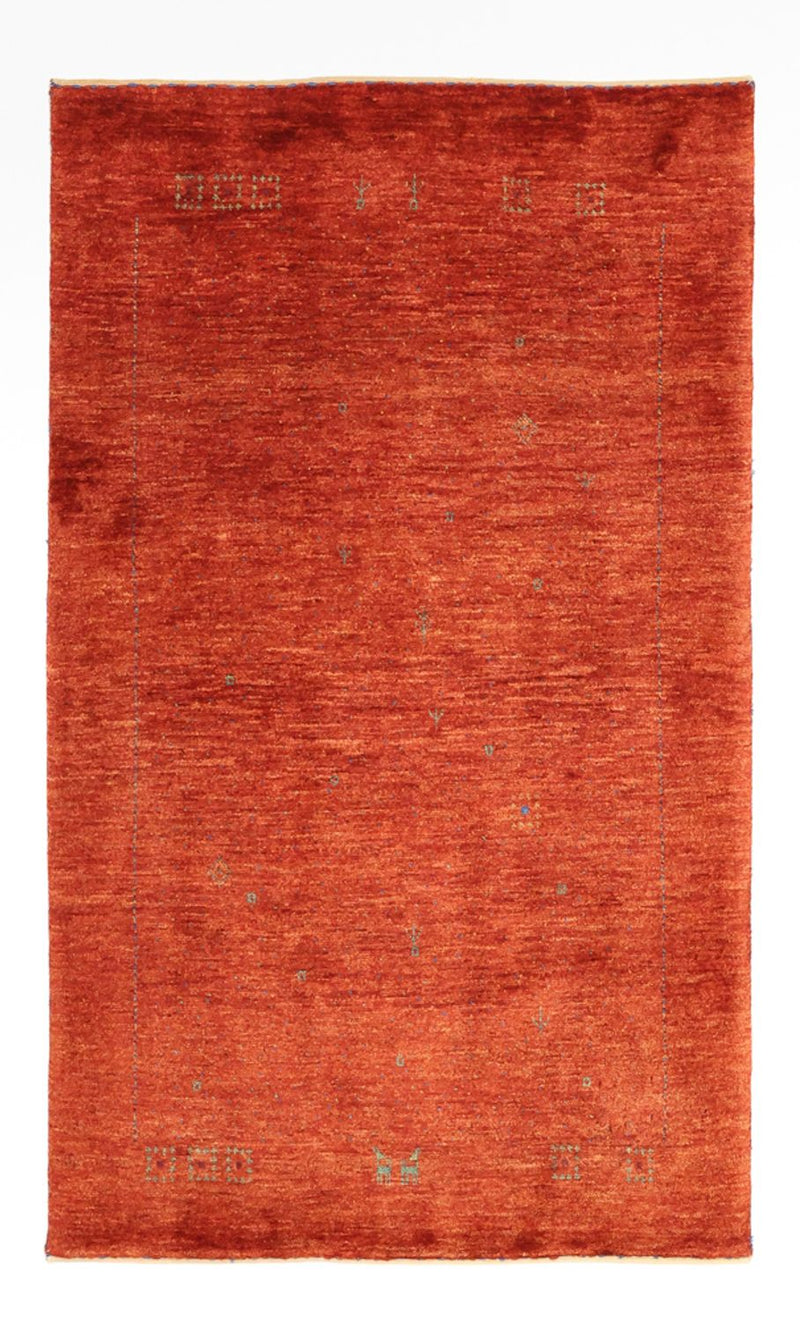 Gabbeh Teppich - Kaschkuli Perser - 127 x 78 cm - orange