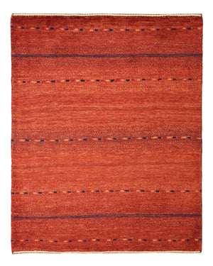 Gabbeh Teppich - Kaschkuli Perser - 119 x 96 cm - dunkelrot