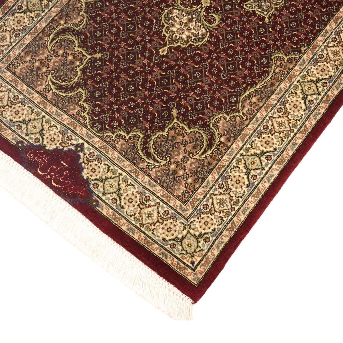 Perserteppich - Täbriz - Royal - Royal - 111 x 57 cm - dunkelbeige