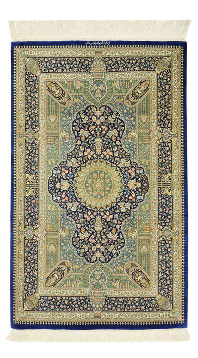 Ghom Teppich 76x126cm - Perserteppich