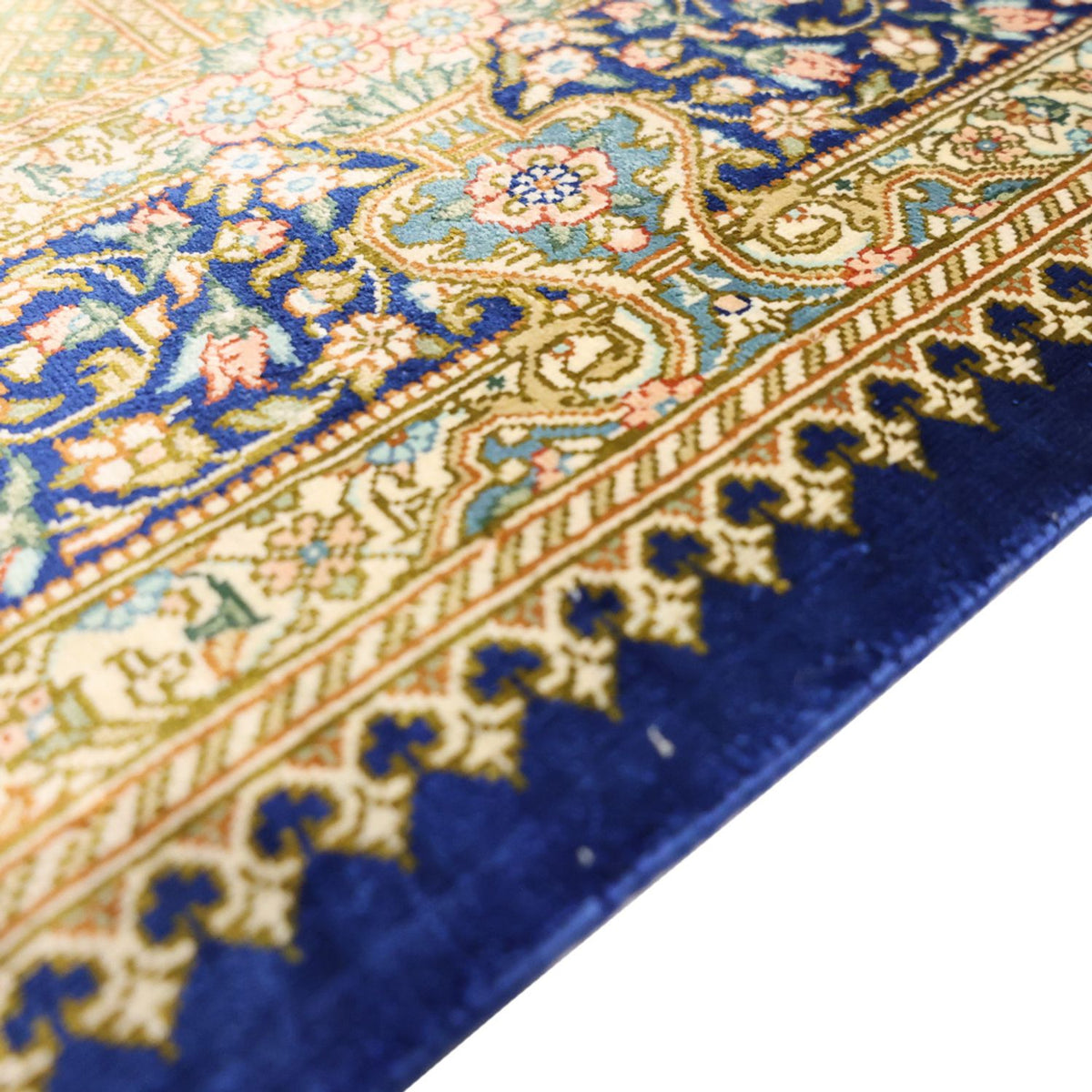 Perserteppich - Ghom - Royal - 126 x 76 cm - mehrfarbig