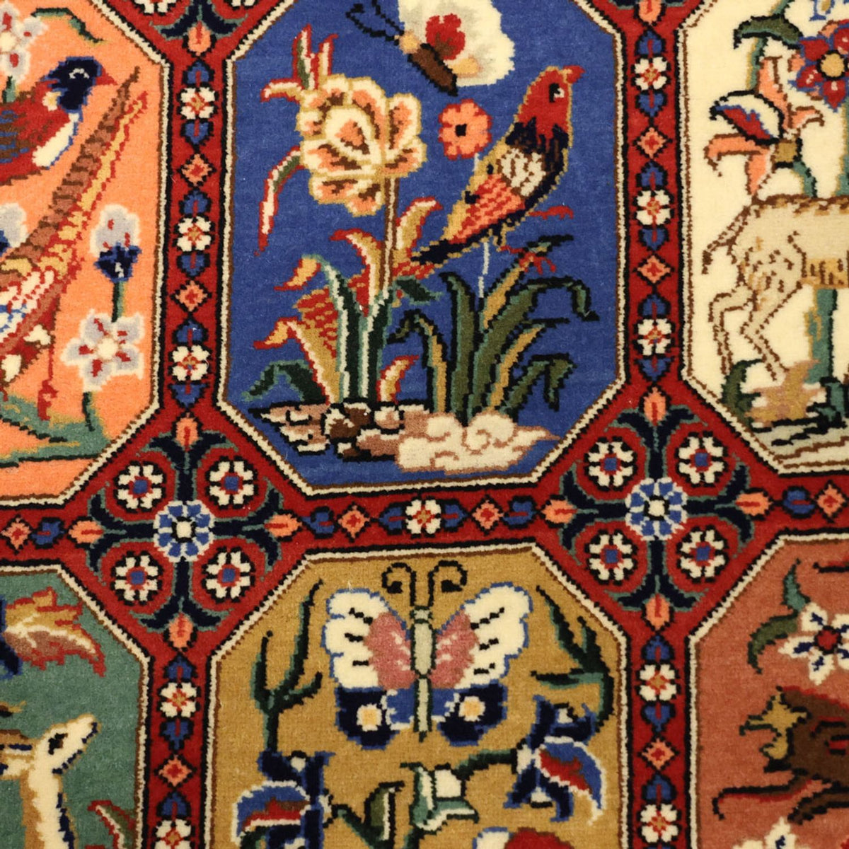 Perserteppich - Ghom - Royal - 114 x 56 cm - mehrfarbig