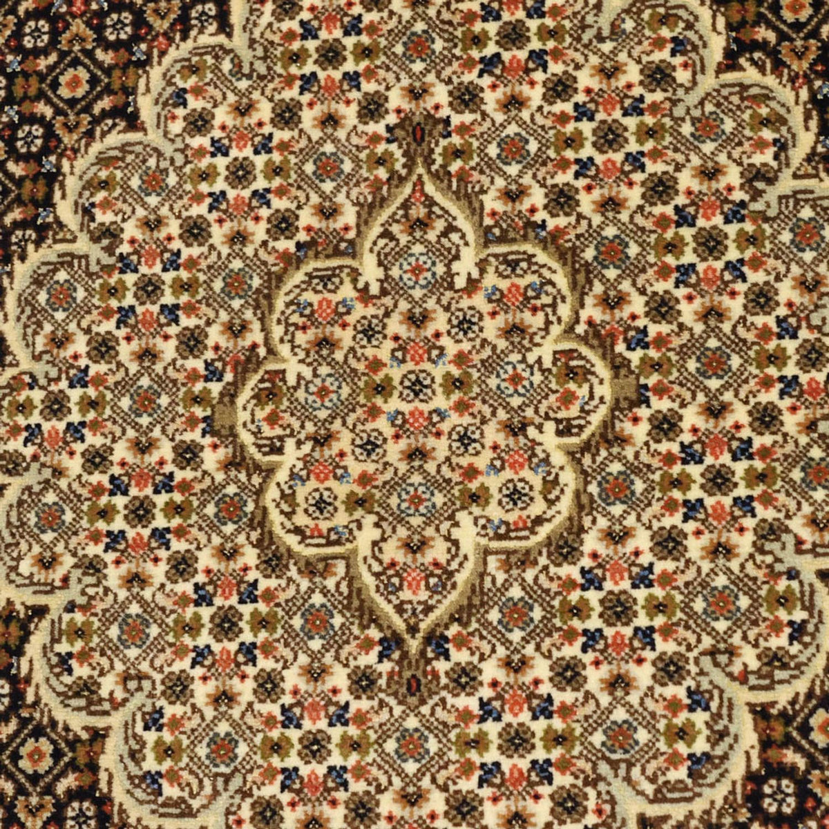 Perserteppich - Täbriz - Royal - 154 x 102 cm - dunkelbeige