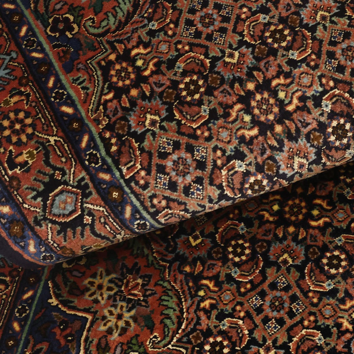 Perserteppich - Bidjar - 147 x 69 cm - dunkelbeige