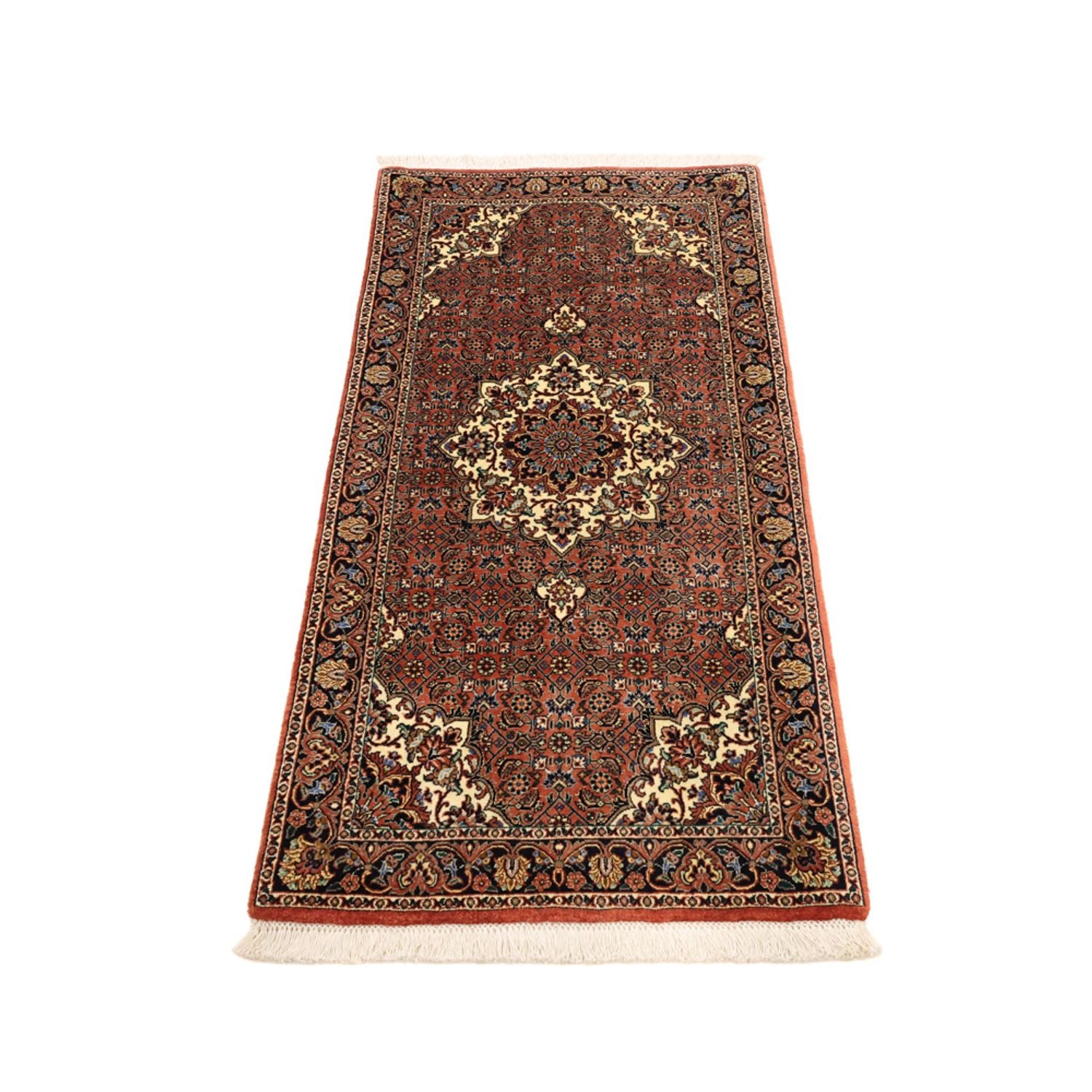 Perserteppich - Bidjar - 141 x 71 cm - dunkelrot