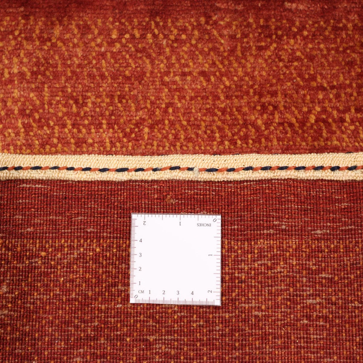 Gabbeh Teppich - Kaschkuli Perser - 113 x 97 cm - rot