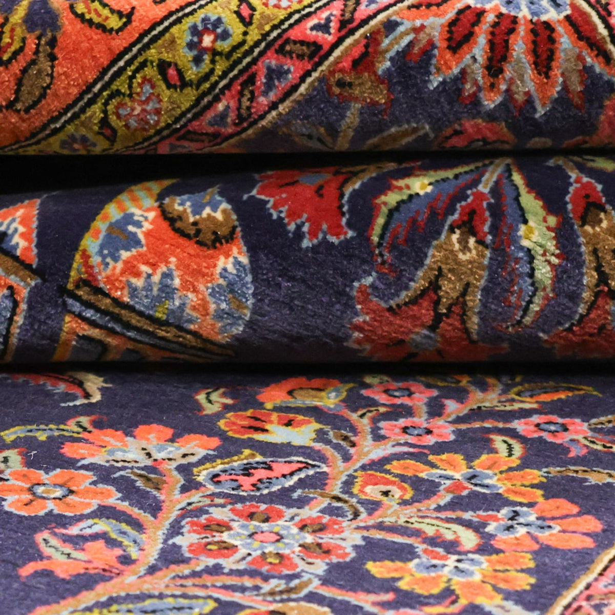 Perserteppich - Classic - 161 x 110 cm - dunkelblau