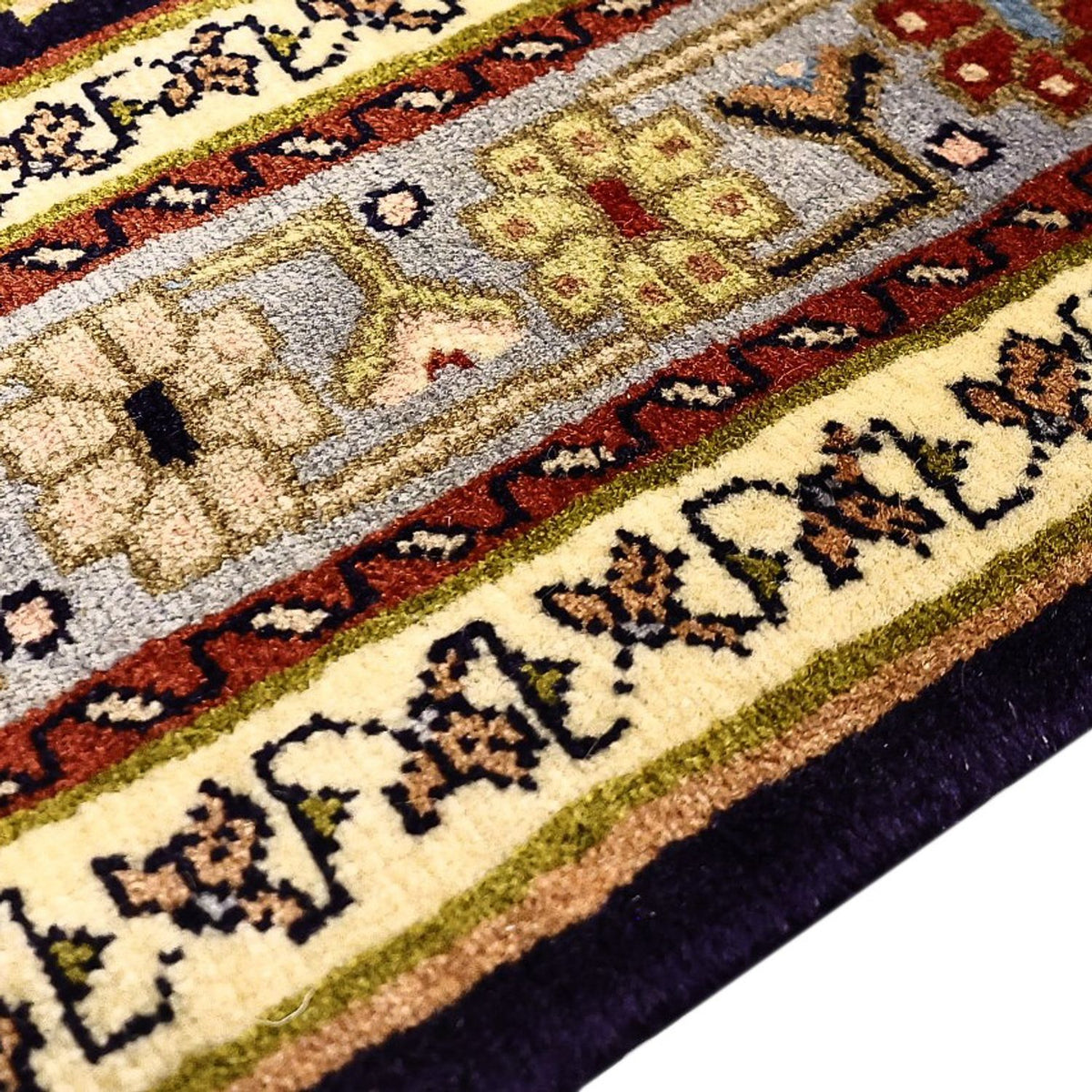 Perserteppich - Nomadic - 210 x 148 cm - grün