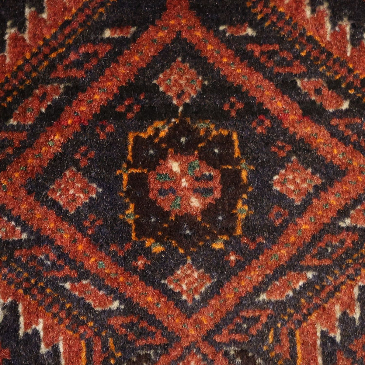 Läufer Belutsch - 194 x 97 cm - dunkelrot