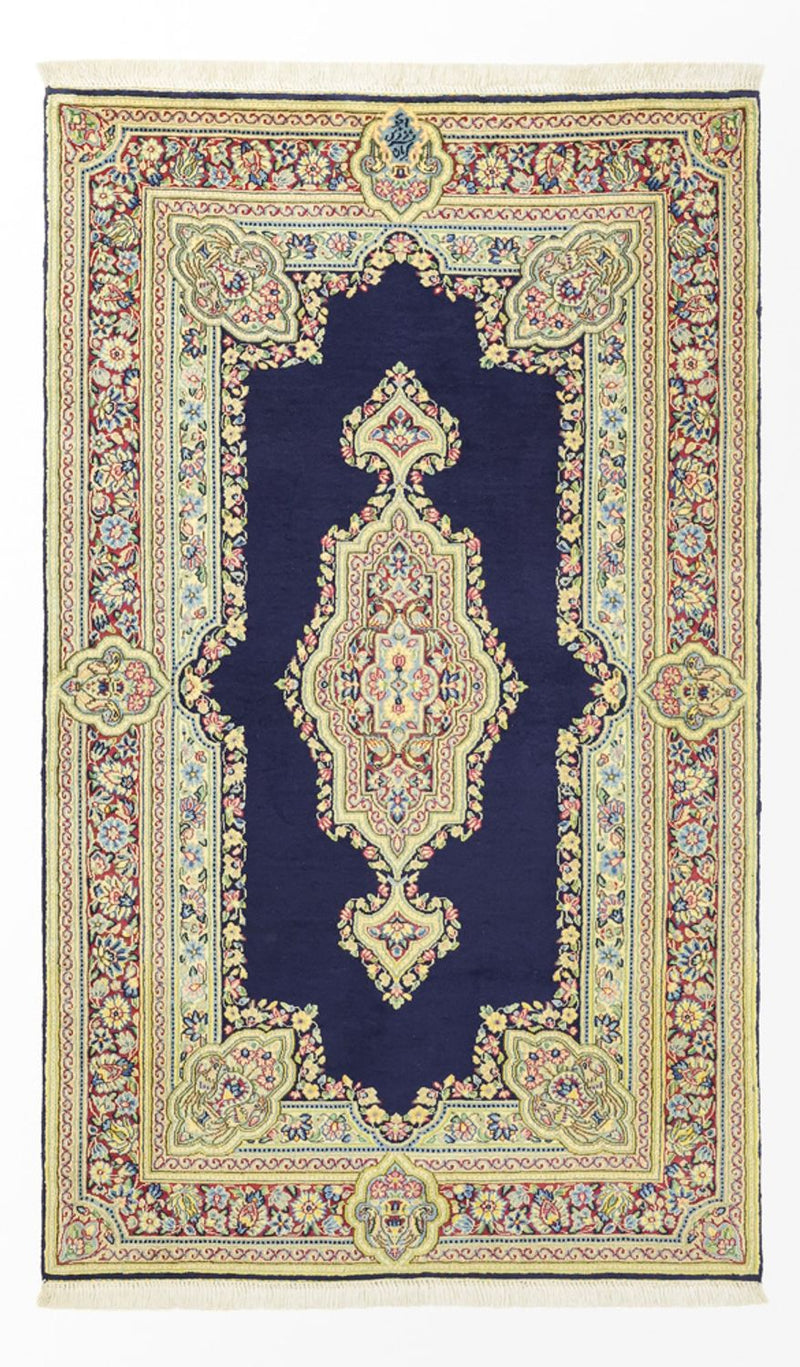 Perserteppich - Classic - Rawar - 147 x 90 cm - dunkelblau