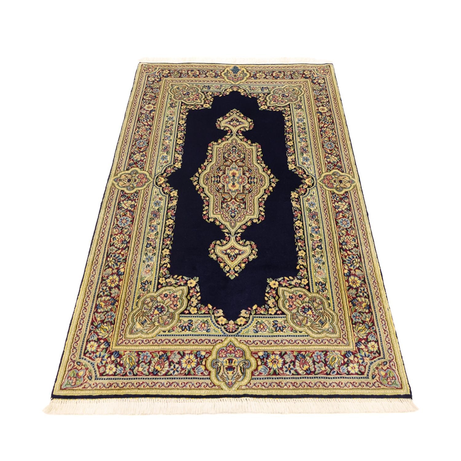 Perserteppich - Classic - Rawar - 147 x 90 cm - dunkelblau