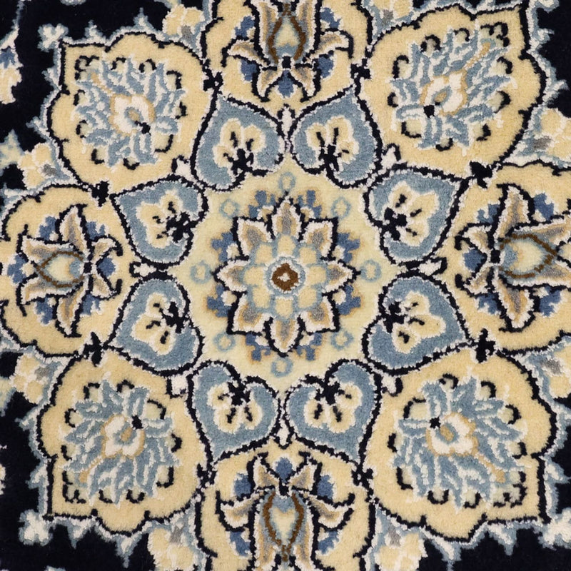 Perserteppich - Nain - Royal - 136 x 86 cm - dunkelblau