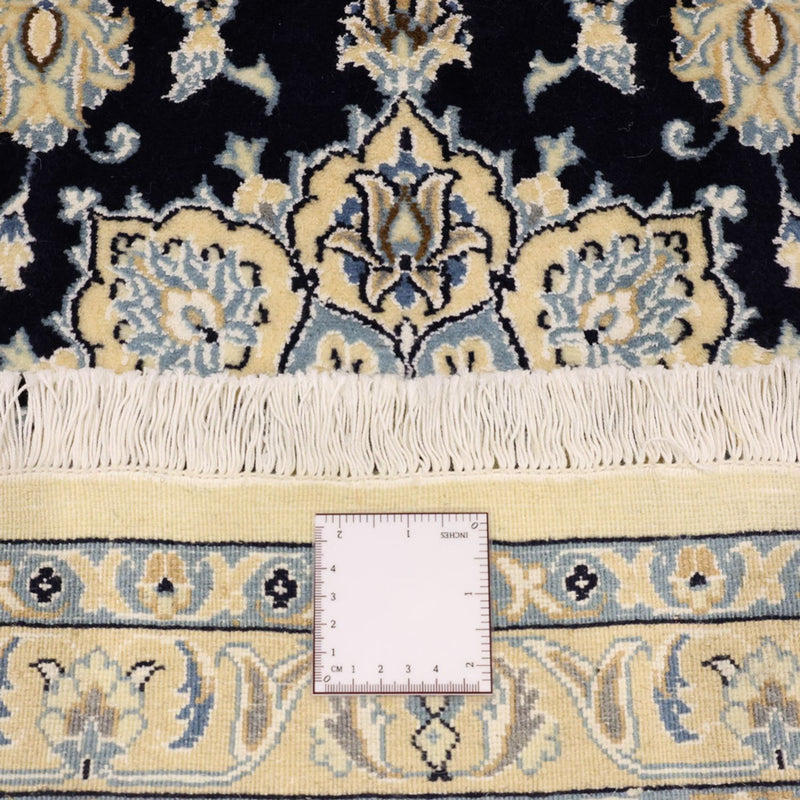 Perserteppich - Nain - Royal - 136 x 86 cm - dunkelblau