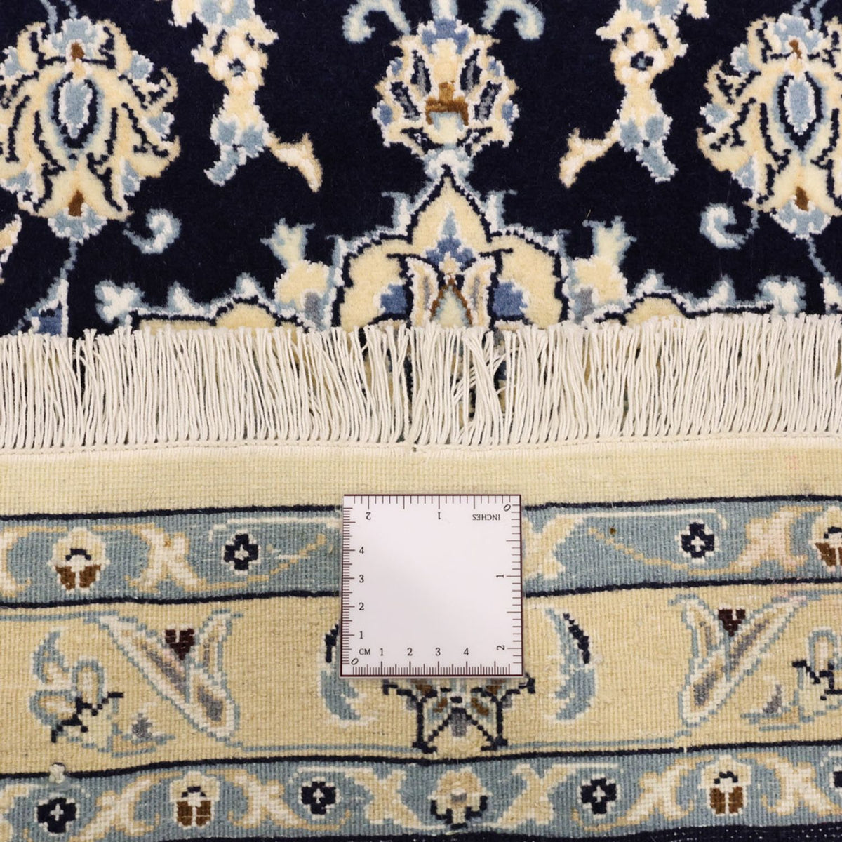 Perserteppich - Nain - Royal - 137 x 88 cm - dunkelblau