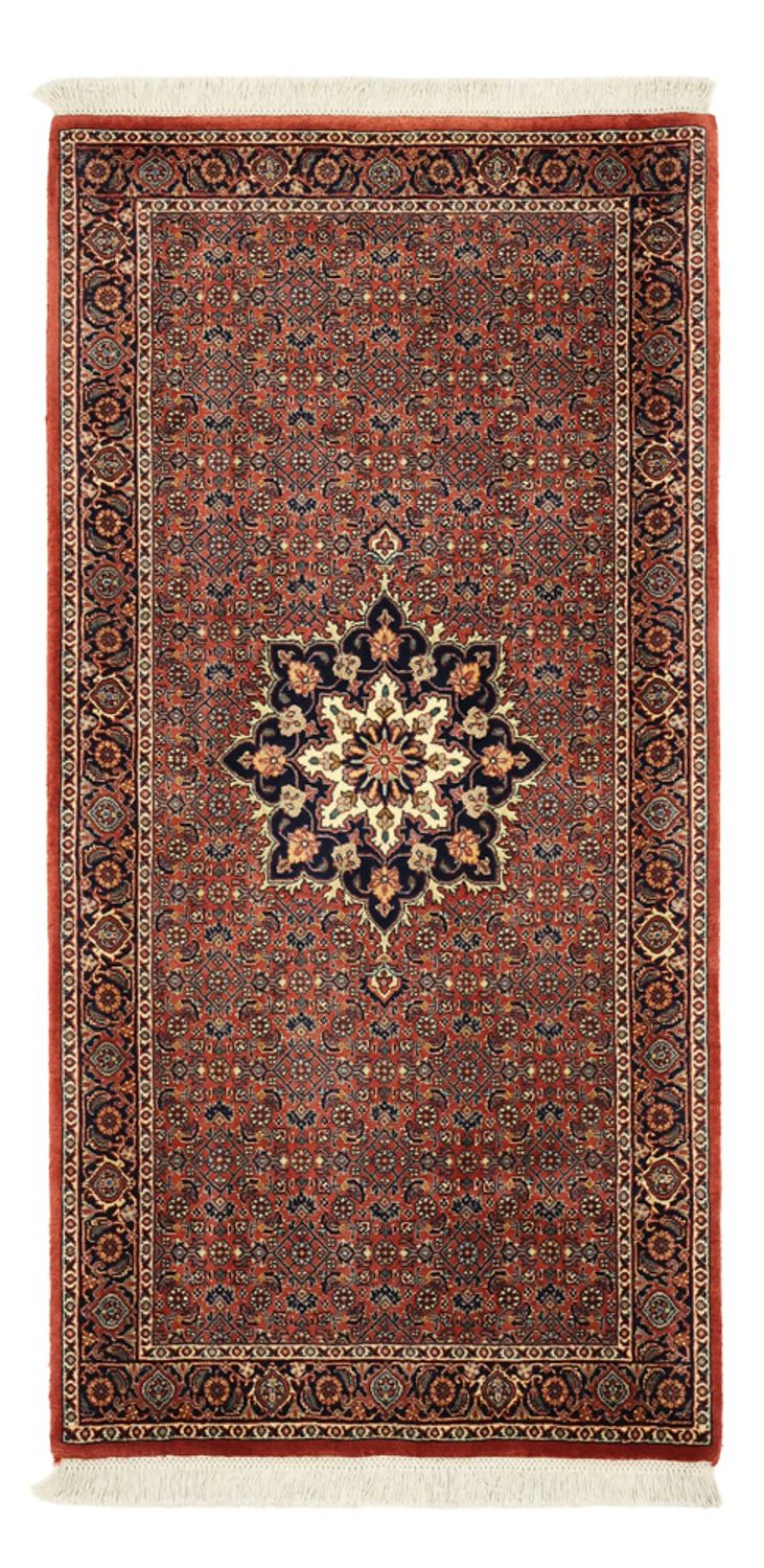Perserteppich - Bidjar - 140 x 72 cm - dunkelrot