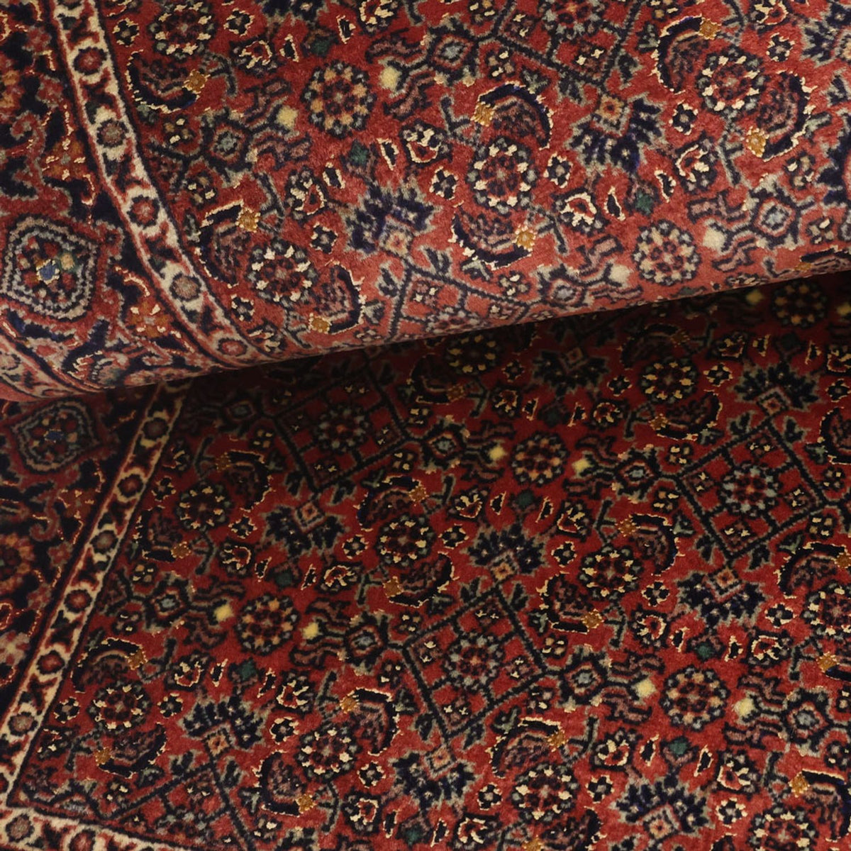 Perserteppich - Bidjar - 140 x 72 cm - dunkelrot