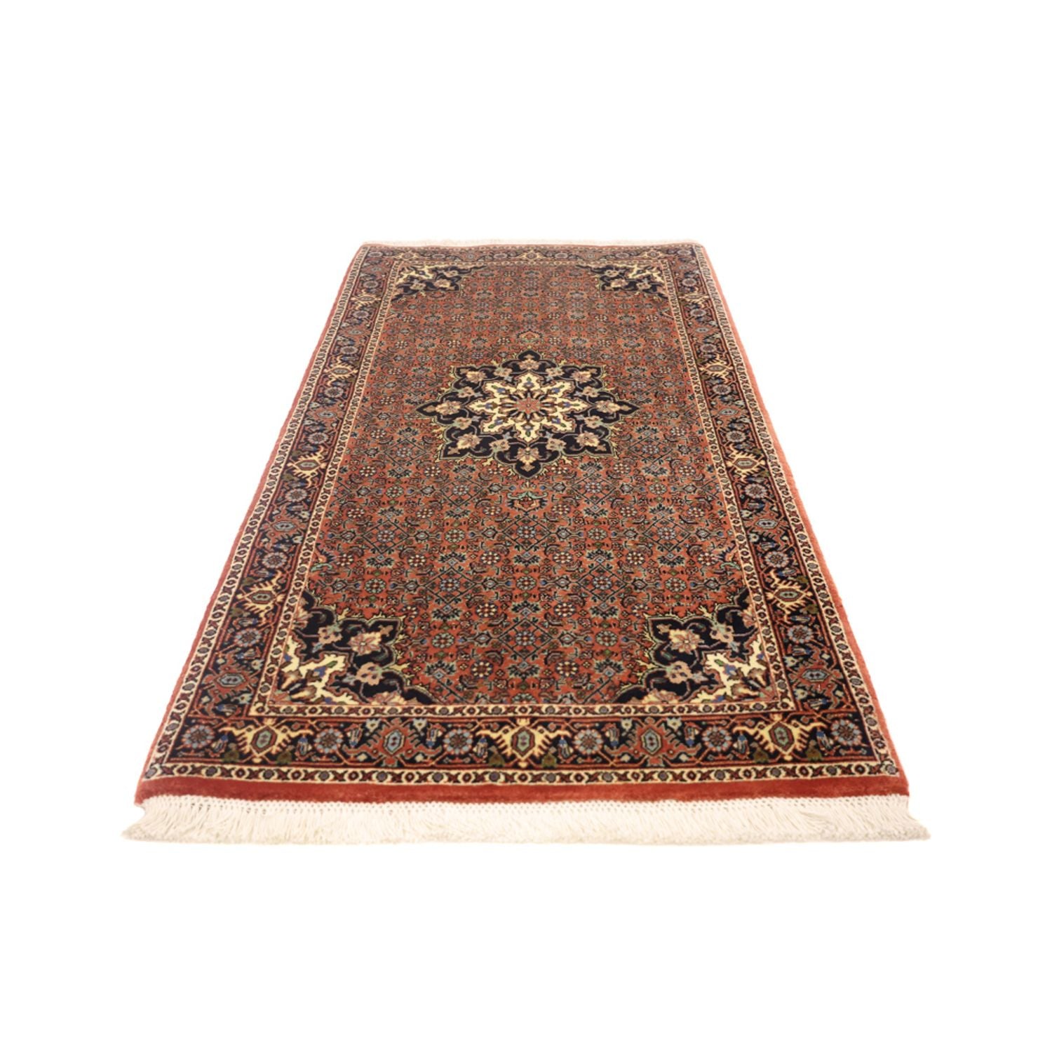Perserteppich - Bidjar - 140 x 68 cm - dunkelrot