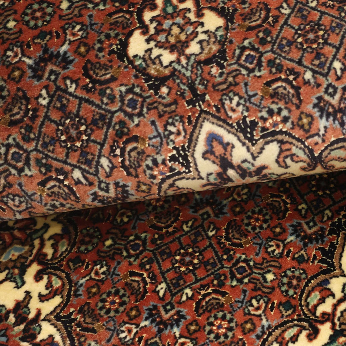 Perserteppich - Bidjar - 145 x 73 cm - dunkelrot