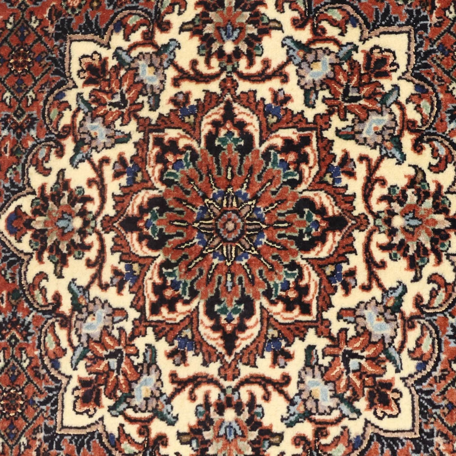 Perserteppich - Bidjar - 141 x 69 cm - dunkelrot