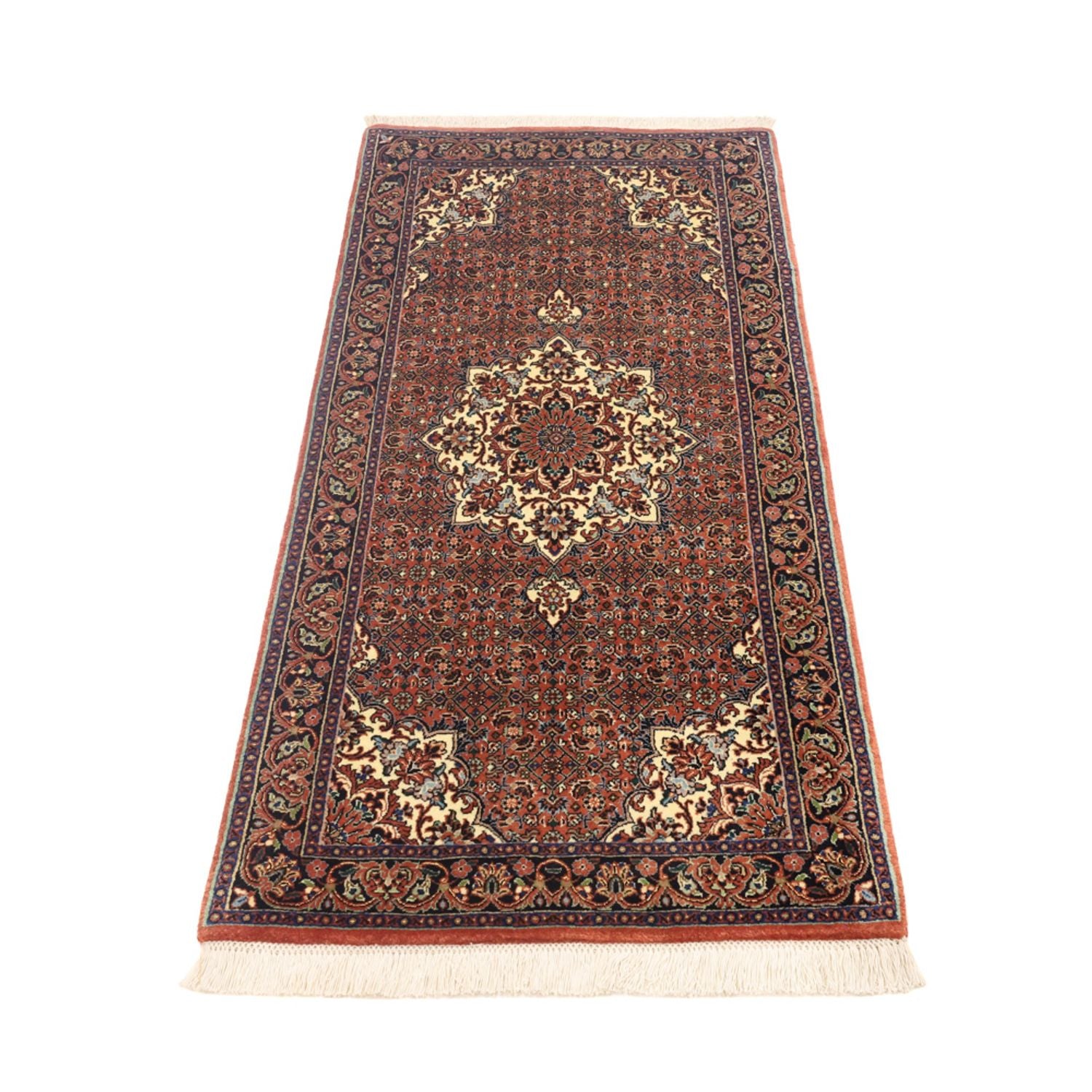 Perserteppich - Bidjar - 141 x 69 cm - dunkelrot